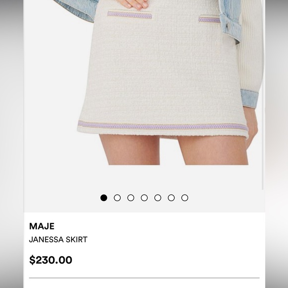 Maje janessa skirt - Picture 5 of 6